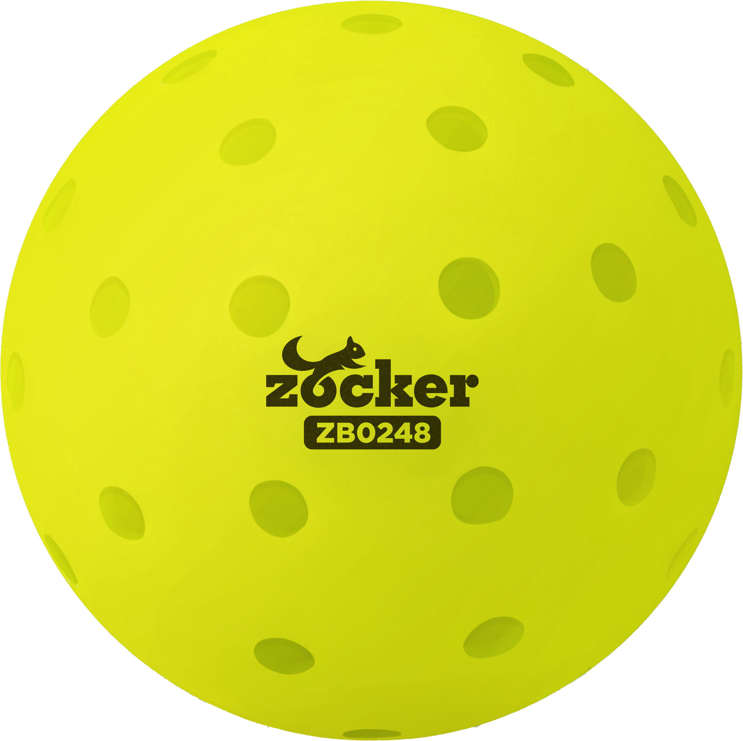 Zocker ZB0248 Pickleball Balls – 3-Ball Pack (48 Holes)