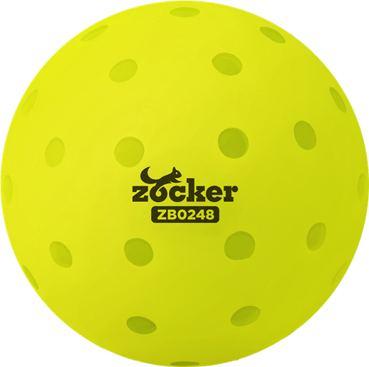 Zocker ZB0248 Pickleball Balls – 3-Ball Pack (48 Holes)