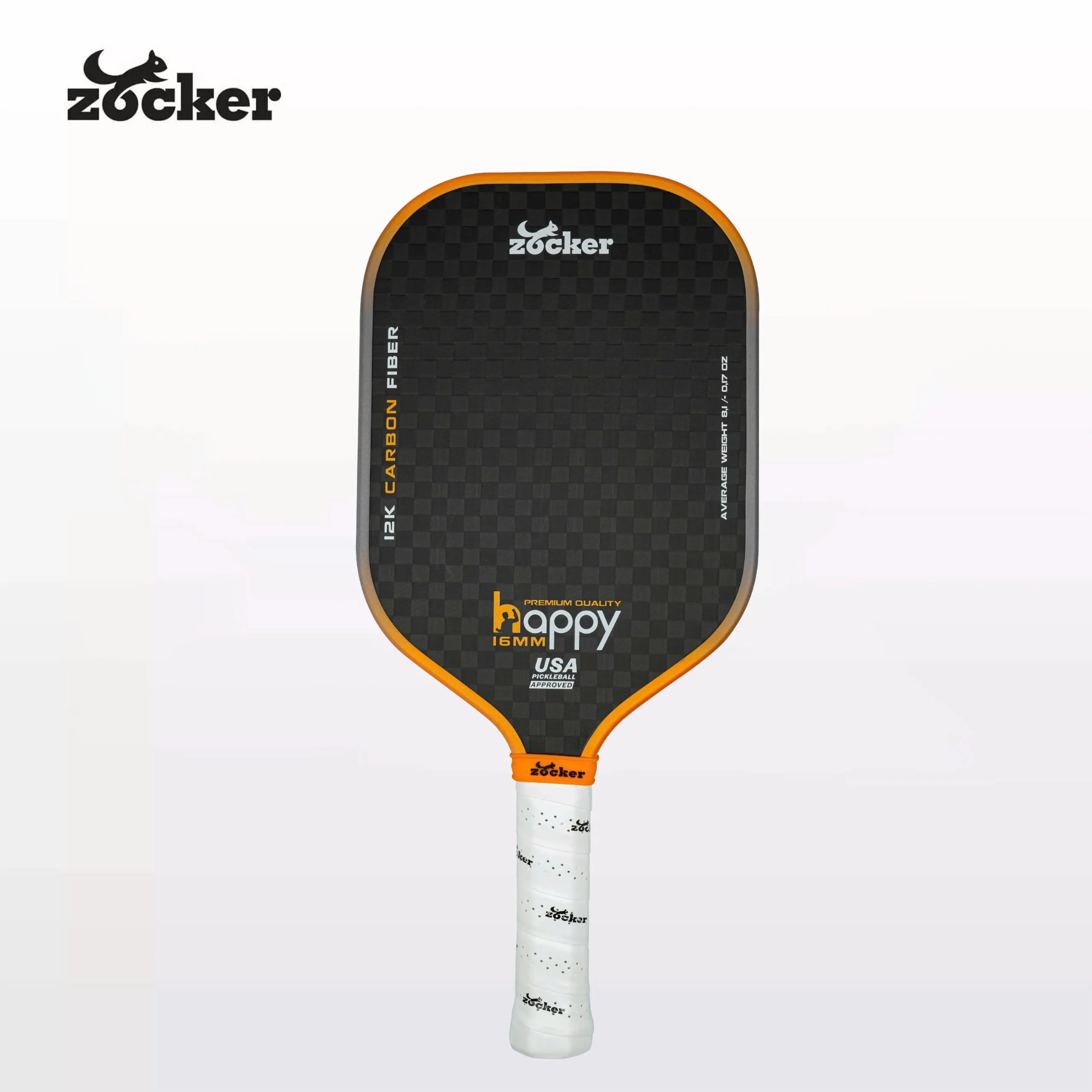 Vot-Pickleball-Zocker-Happy-Premium-quality-orange
