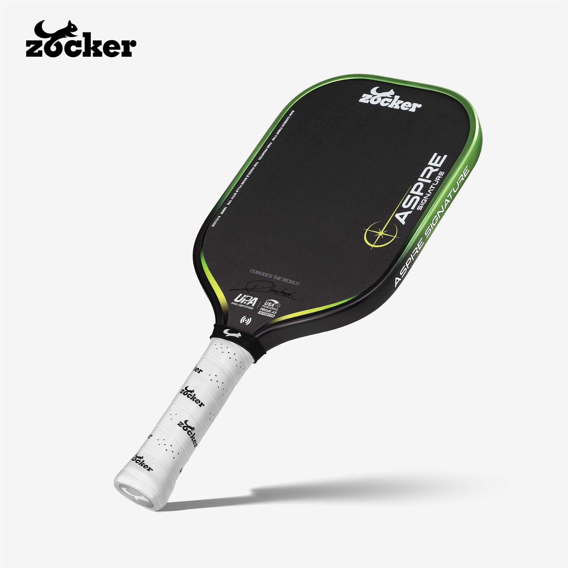 Zocker Aspire Signature Pickleball Racket – Green