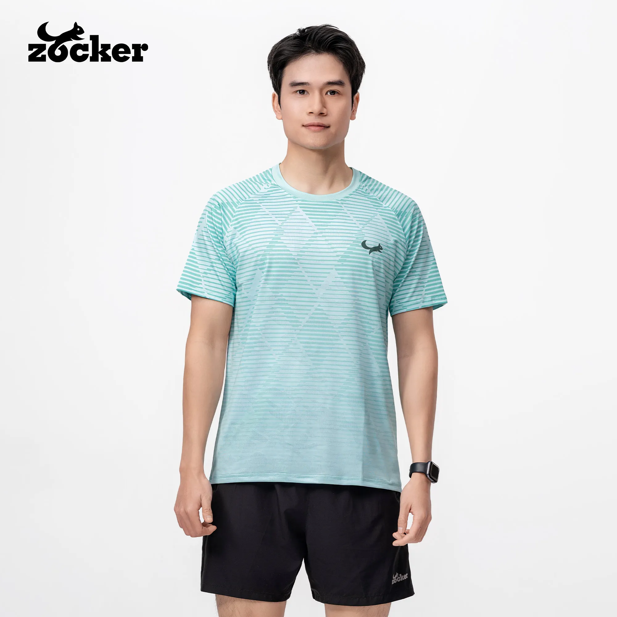 Zocker JAC07 Men’s Pickleball Jersey – Crew Neck – Mint