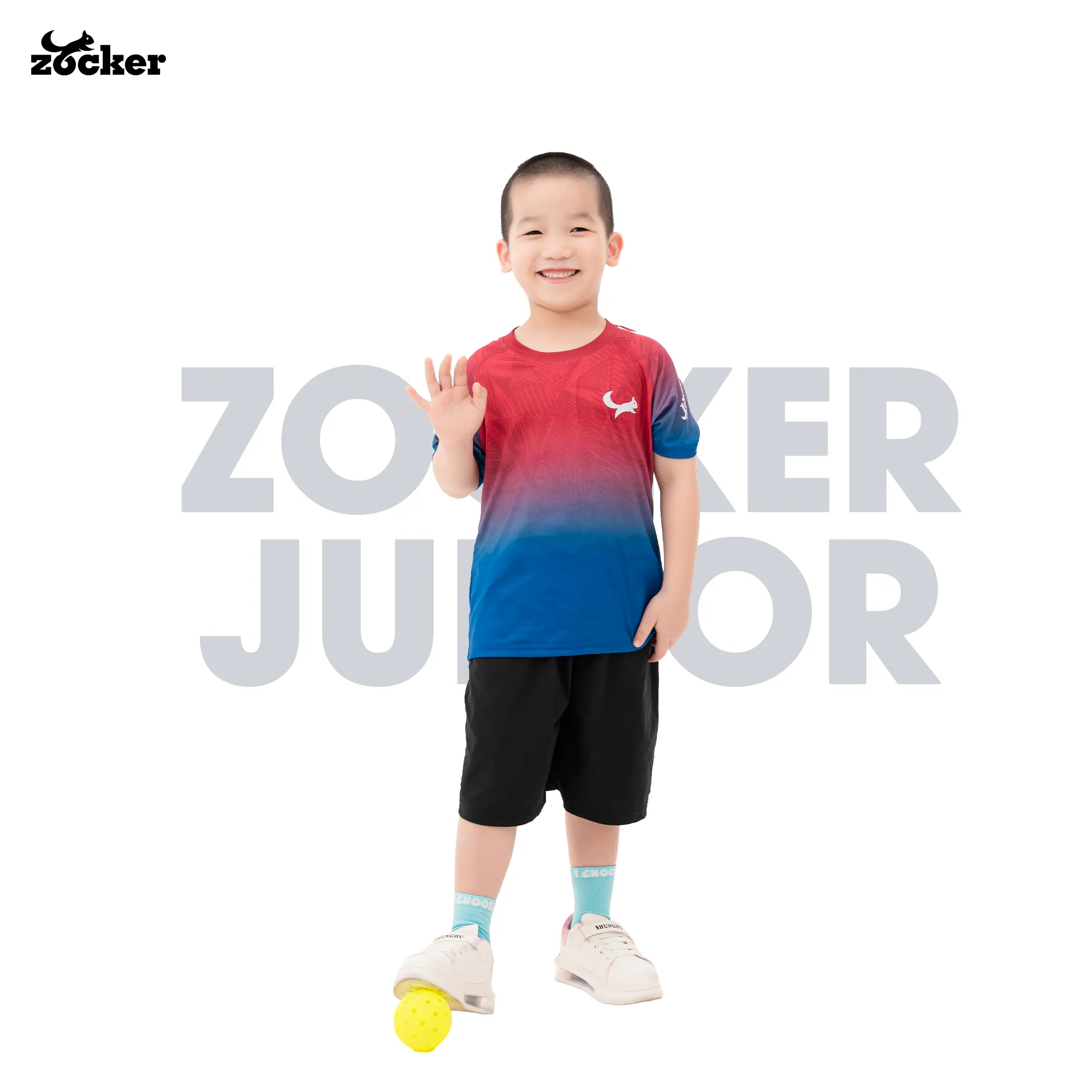 Zocker Junior JAC05 Kids Pickleball Jersey – Navy