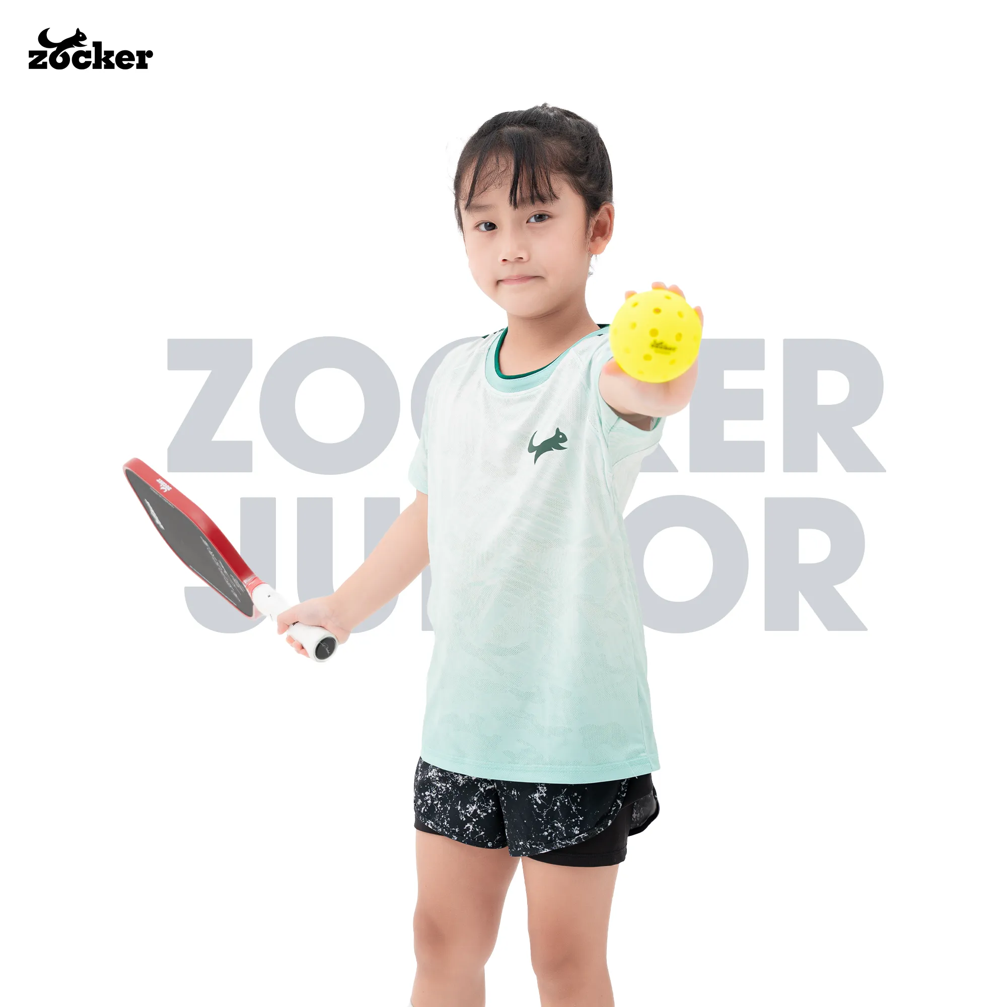 Zocker Junior JAC05 Kids Pickleball Jersey – Mint