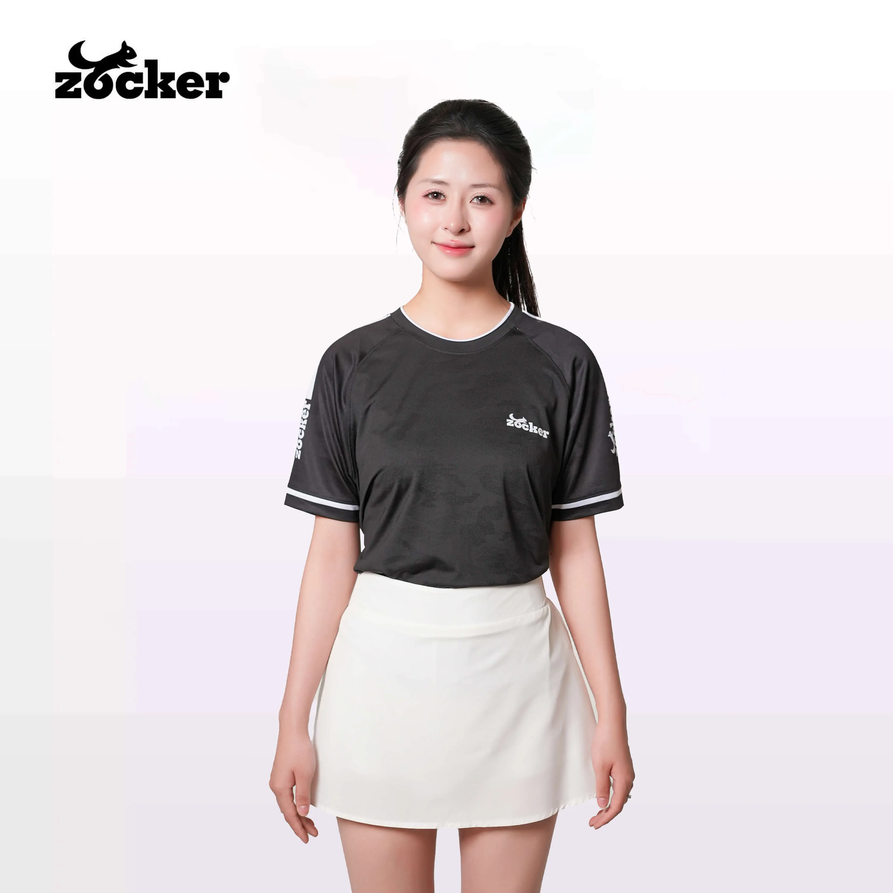Zocker JAC01 Women’s Pickleball Jersey – Black