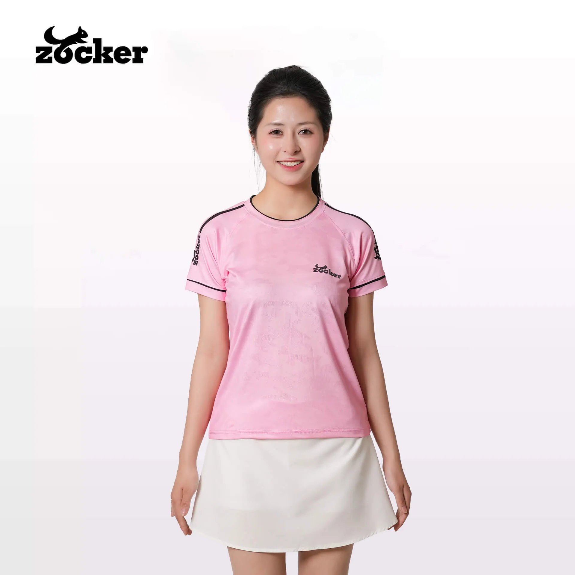 Zocker JAC01 Womens Pickleball Jersey – Pink
