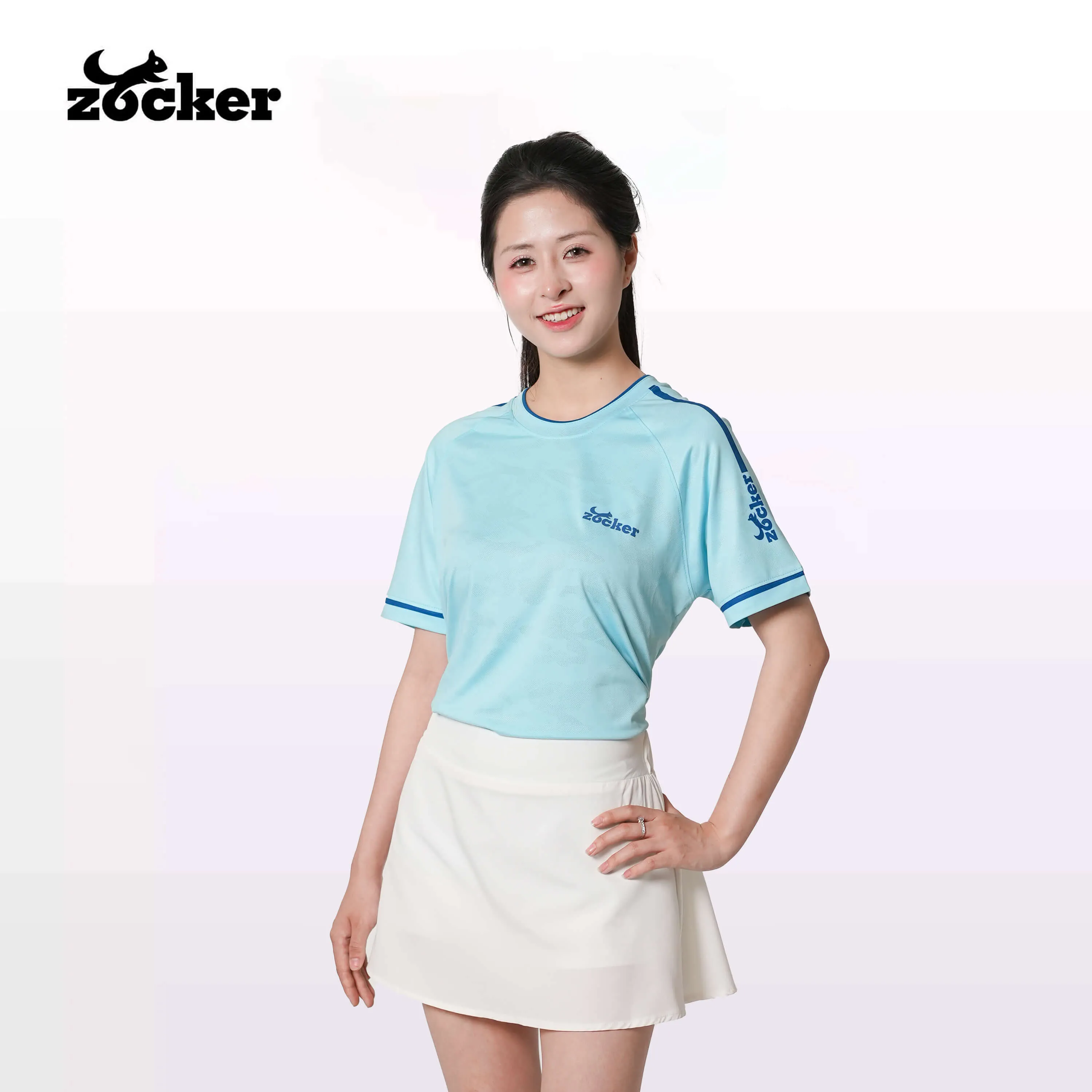 Zocker JAC01 Womens Pickleball Jersey – Blue