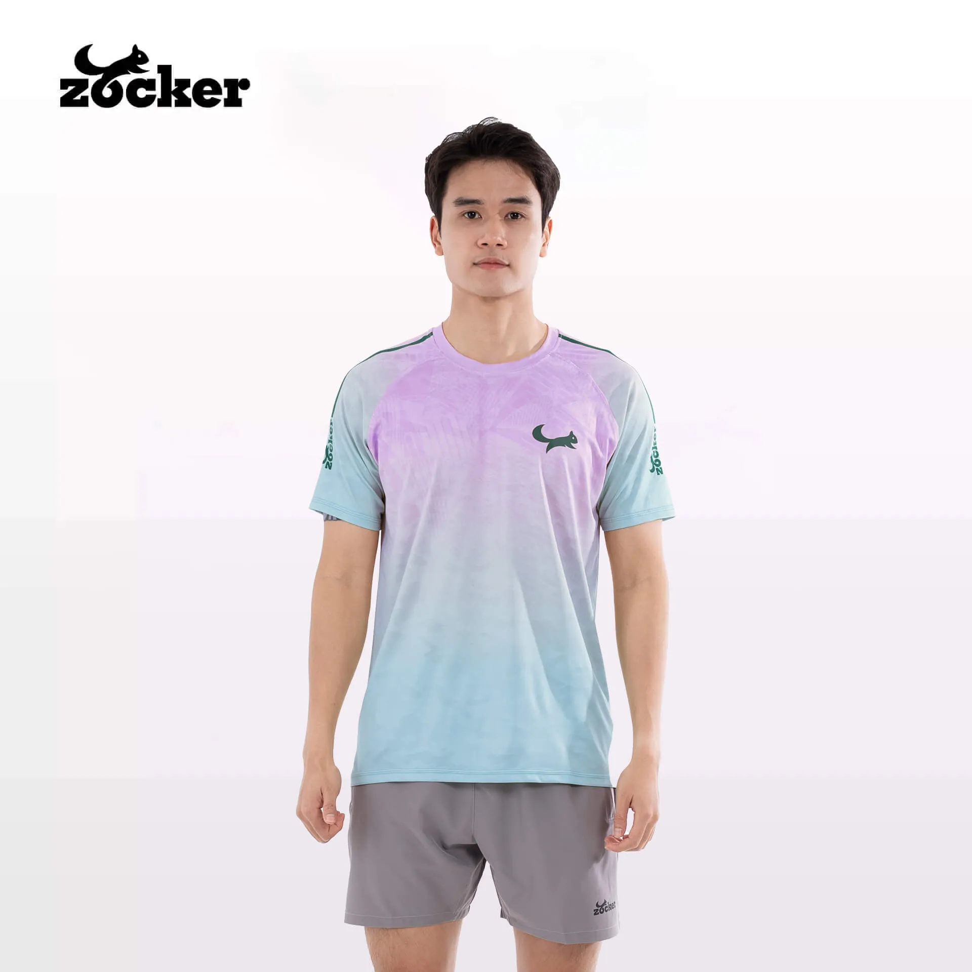Zocker JAC05 Men’s Pickleball Jersey – Purple 