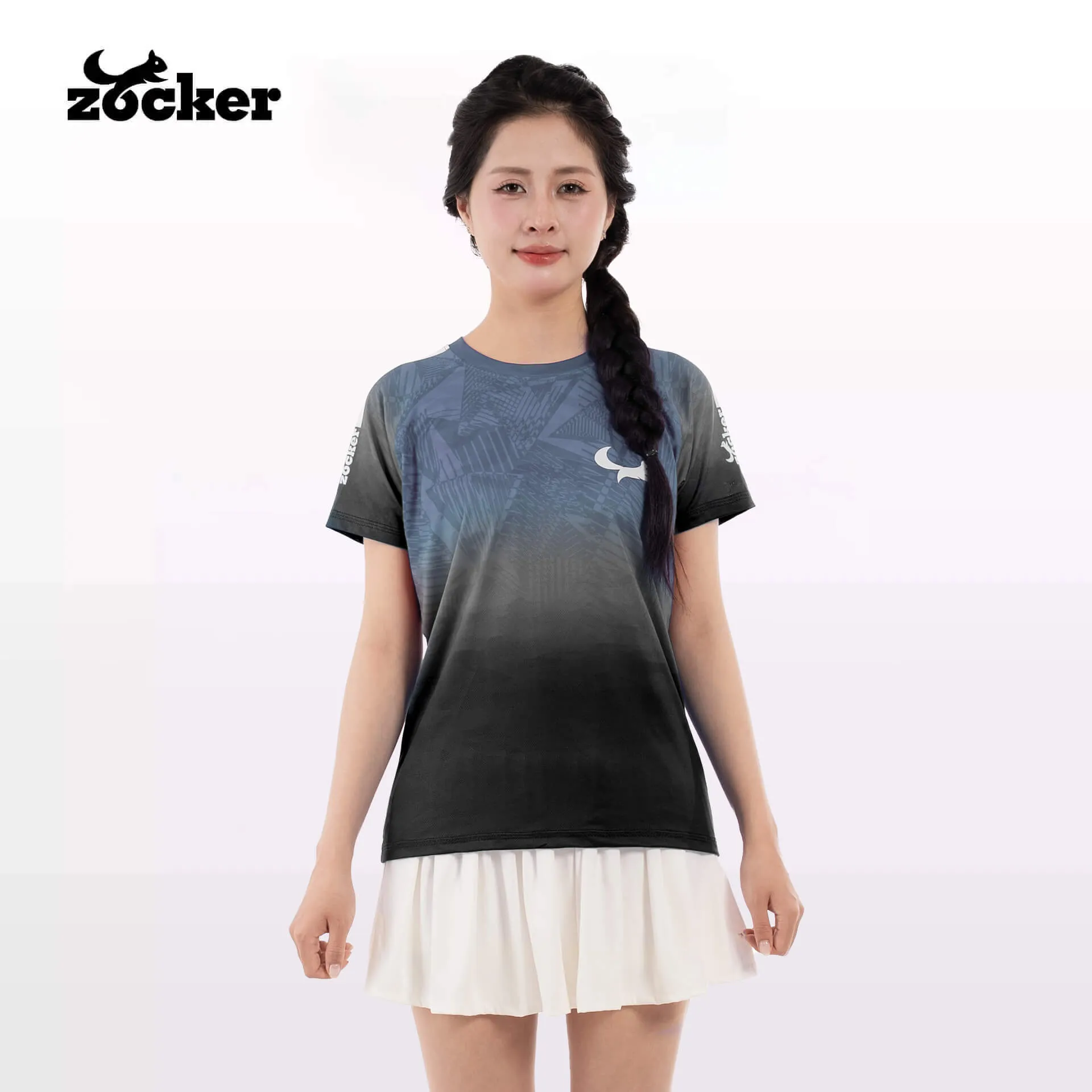 Zocker JAC05 Women’s Pickleball Jersey – Black