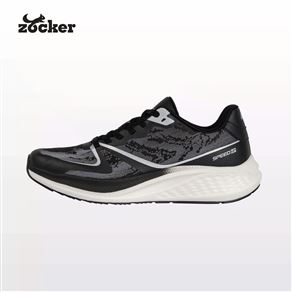 Zocker Speed Up Black Running Shoes for Men/Women