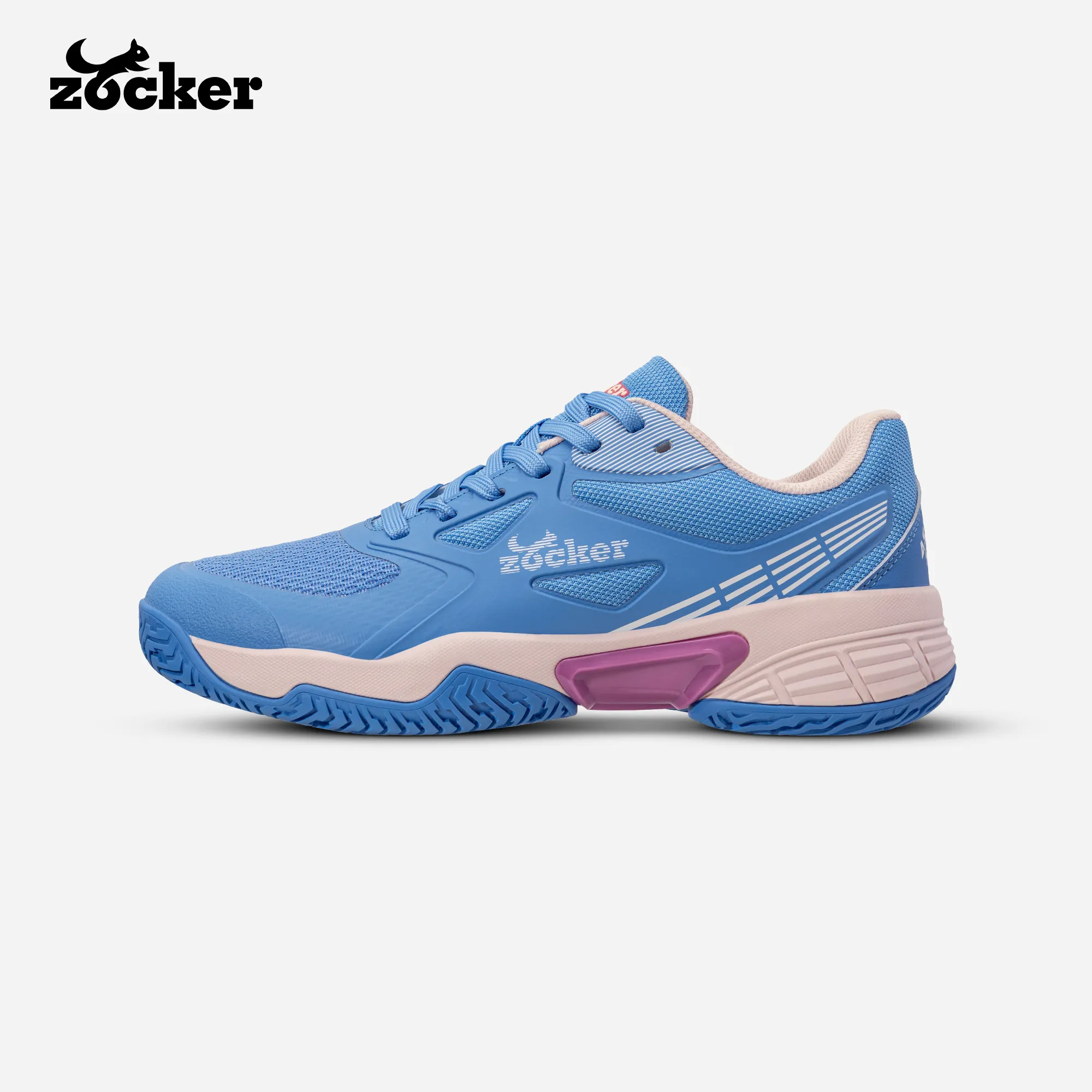 Zocker Aspire Speed Pickleball Shoes – Blue/Purple