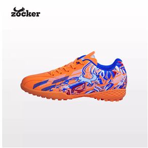 Zocker Kiên Cường Orange/Royal Blue Kids Football Shoes