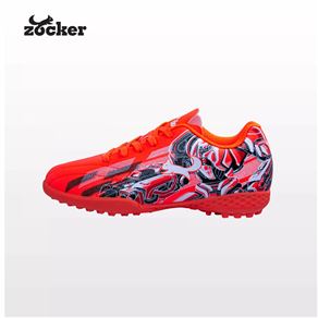 Zocker Kiên Cường Orange/Black Kids Football Shoes