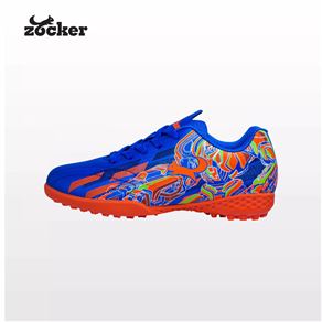 Zocker Kiên Cường Royal Blue/Orange Kids Football Shoes