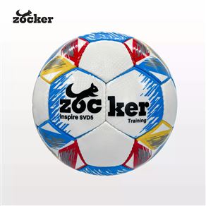 Zocker Inspire Size 4 SVD leather football – Blue