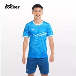 Zocker Winner Energy Blue Football Jersey and Shorts