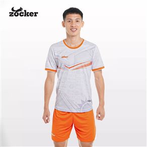 Zocker Winner Energy White Football Jersey and Shorts