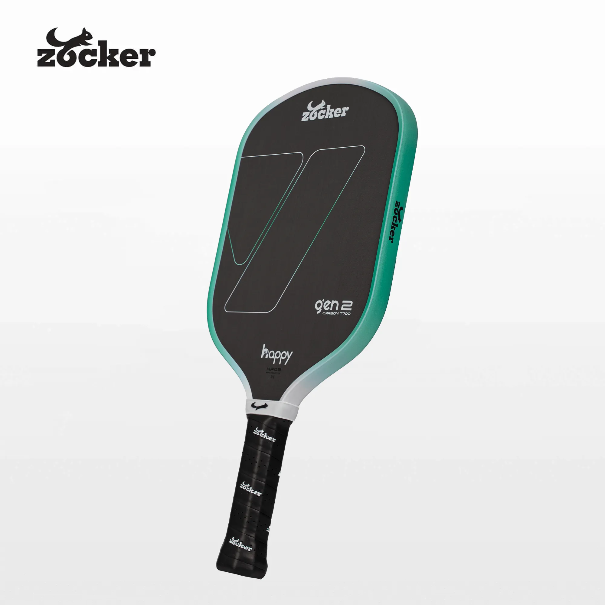 vot-pickleball-zocker-hp02-gen2-trang-xanh-ngoc
