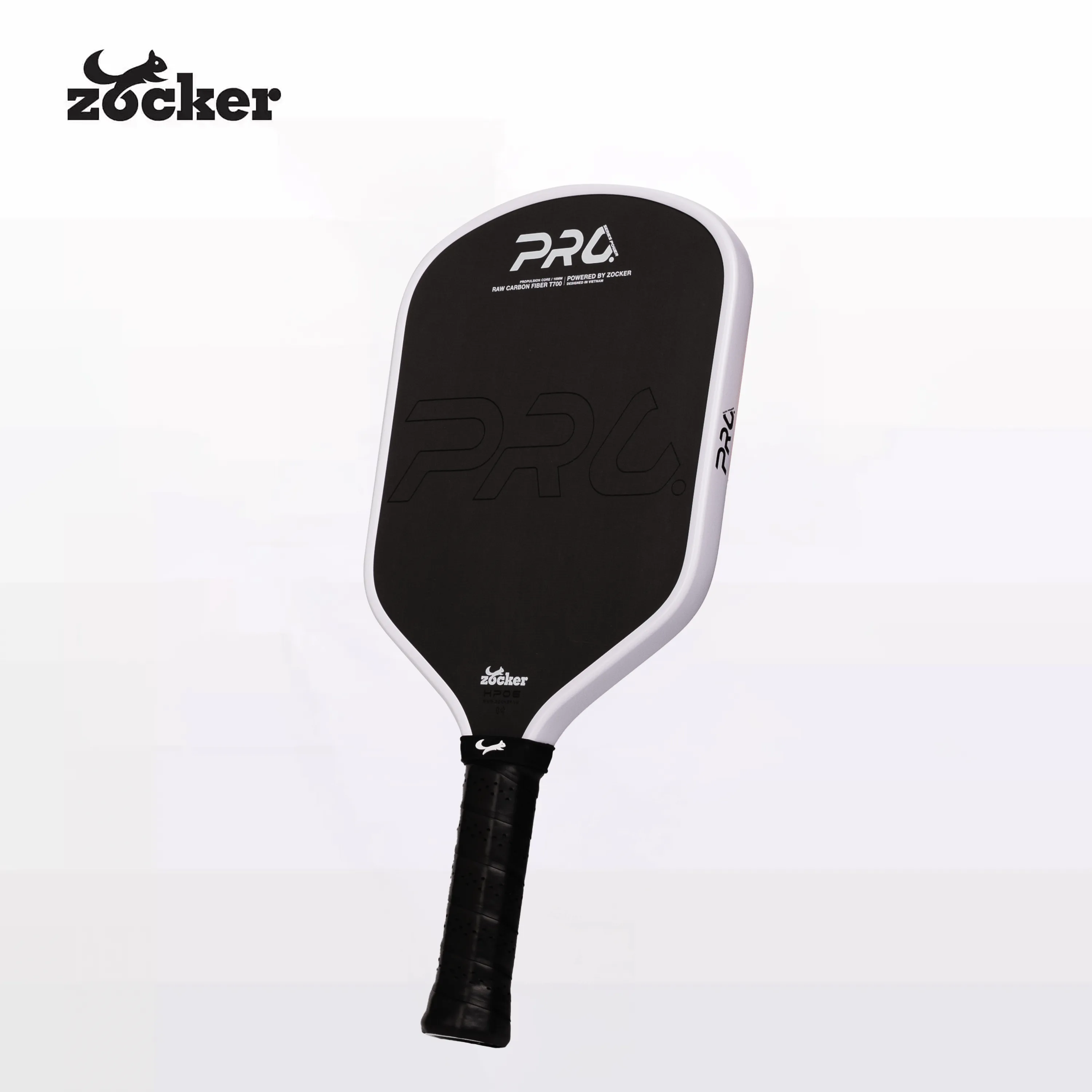Zocker Happy HP06 Pickleball Paddle - Pro Series Power (White)